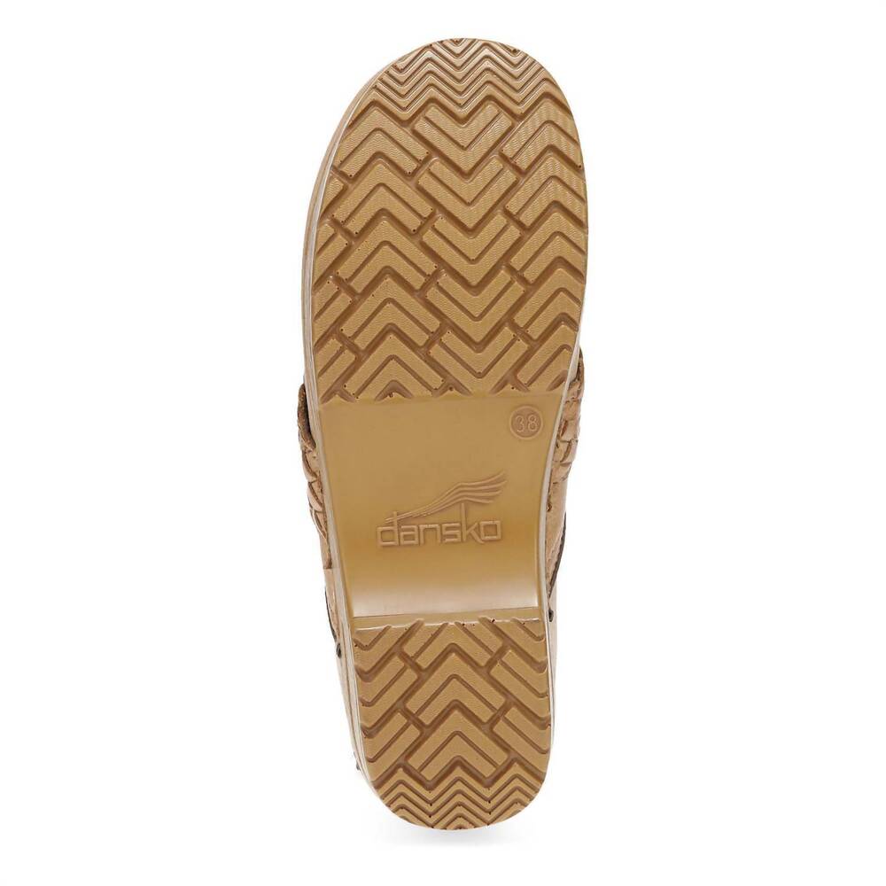 NEW DANSKO women's pro braided clog in honey leather - Picture 5 of 5